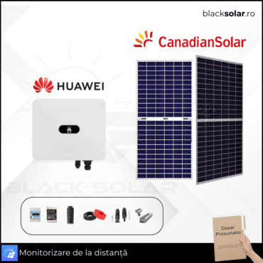 Sistem Fotovoltaic On-Grid Canadian Solar+Huawei MBO Trifazat 15kw