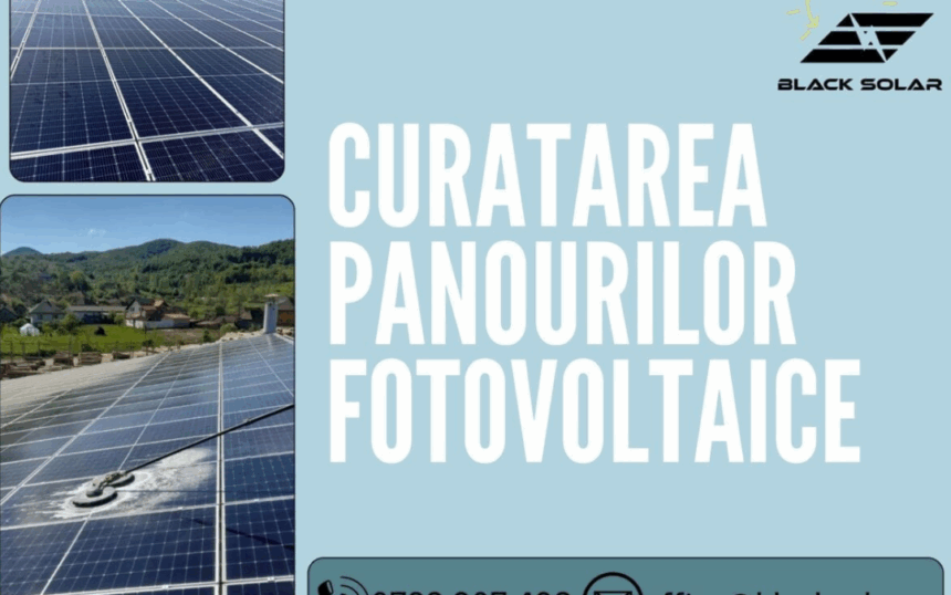 Curatarea panourilor fotovoltaice Curatarea panourilor fotovoltaice