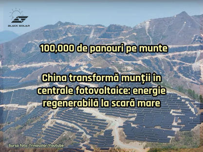 Peste 100,000 de panouri fotovoltaice pe muntii din China un model de sustenabilitate la scara nationala