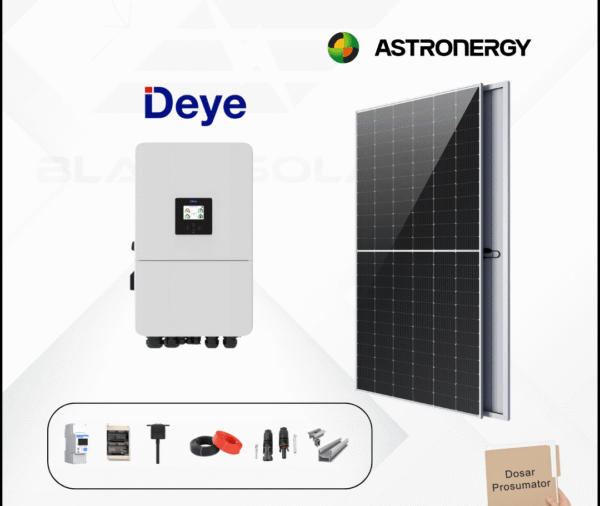 Sistem Fotovoltaic On-Grid Astroenergy+Deye Monofazat 4,85kw