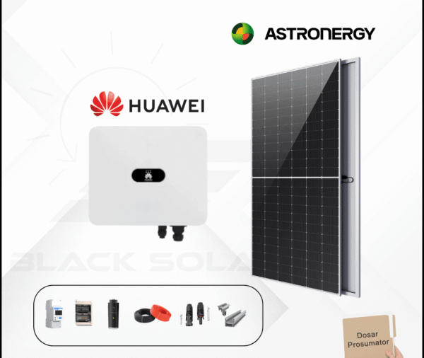 Sistem Fotovoltaic On-Grid Astronergy+Huawei Monofazat 6kw