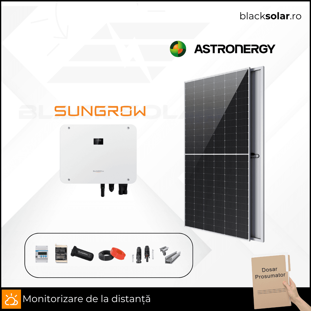 Sistem Fotovoltaic On-Grid Astroenergy+Sungrow Trifazat 6kw