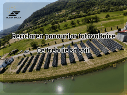 reciclarea panourilor fotovoltaice romania