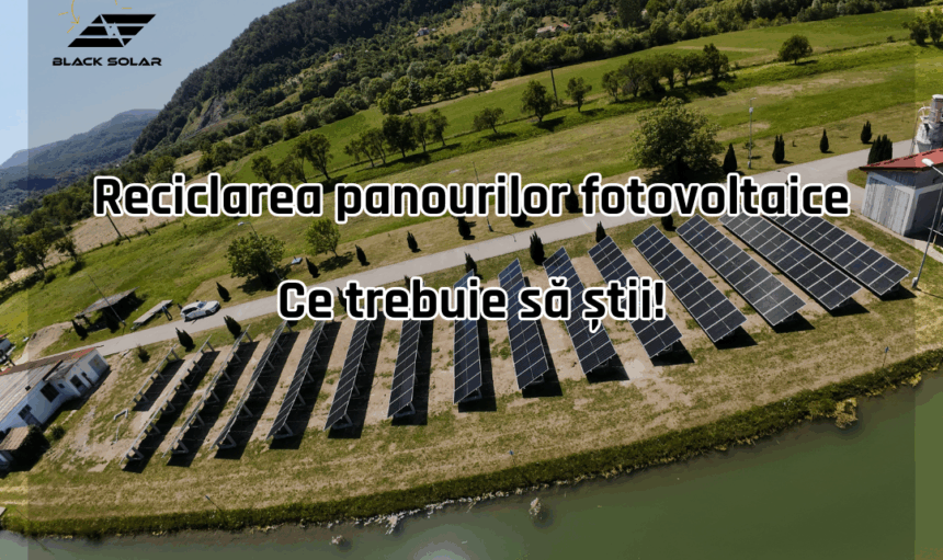 reciclarea panourilor fotovoltaice romania