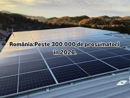 RomâniaPeste 300.000 de prosumatori în 2026.