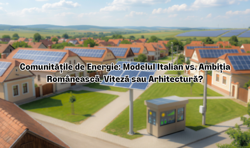 Comunitățile de Energie Modelul Italian vs. Ambiția Românească. Viteză sau Arhitectură
