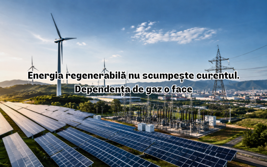 Panouri fotovoltaice și turbine eoliene în România - soluții pentru reducerea prețului la energie și independență de gaz.