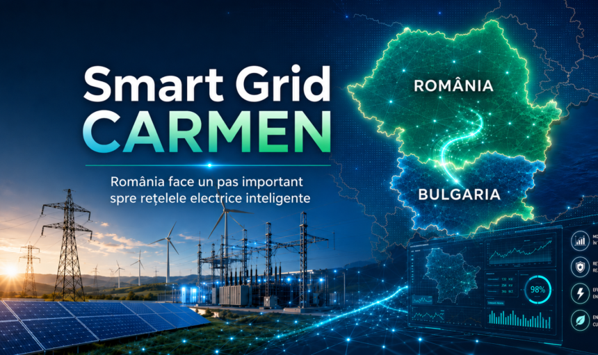 Smart Grid CARMEN – proiect de modernizare și digitalizare a rețelelor electrice inteligente din România