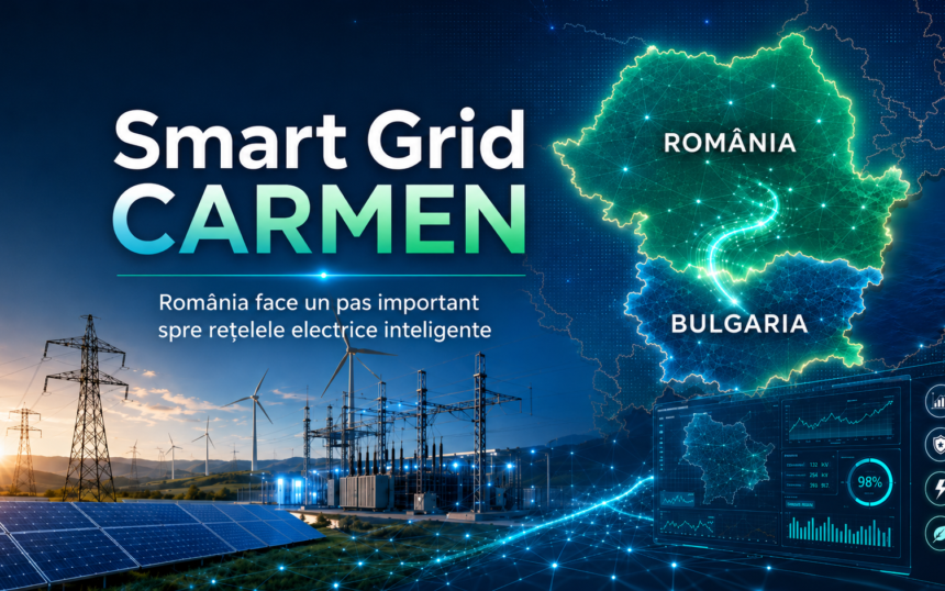 Smart Grid CARMEN – proiect de modernizare și digitalizare a rețelelor electrice inteligente din România