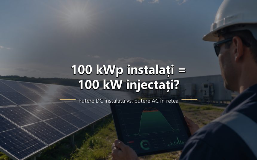 100-kwp-putere-injectata-retea Schema unui sistem fotovoltaic cu limitare a puterii injectate în rețea