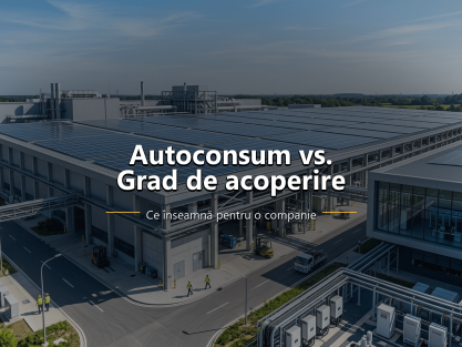 Grafic care compară autoconsumul cu gradul de acoperire a consumului