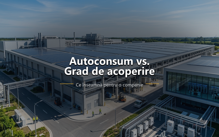 Grafic care compară autoconsumul cu gradul de acoperire a consumului